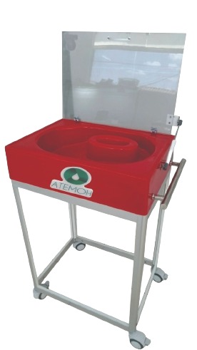 CARRINHO DE TRANSPORTE DE ENDOSCOPIOS CONTAMINADOS - CT-RC - Imagem 1